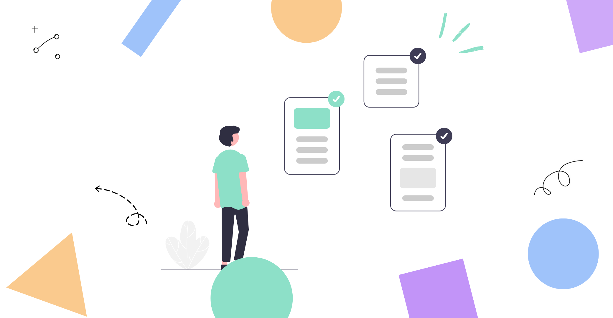 Illustratie bij curriculumontwerp en curriculuminformatie